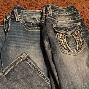 2 Pairs of jeans! Miss me and vigoss